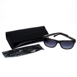 Pre Owned Moschino Brown Tortoise Gradient Safilo Square Sunglasses 