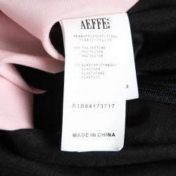 Pre Owned Moschino Cheap and Chic Pink Crepe Flinstone Printed Detail Dress S