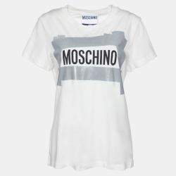 Pre Owned Moschino Cotton Short Sleeved Top 46