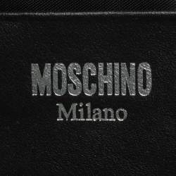 Pre Owned Moschino Multicolor Eyes Collection Print Nylon Backpack