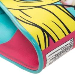 Pre Owned Moschino Multicolor Leather Smores Chain Clutch