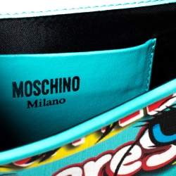 Pre Owned Moschino Multicolor Leather Smores Chain Clutch