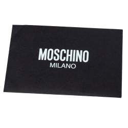 Pre Owned Moschino Black Quilted Nylon Mini Backpack