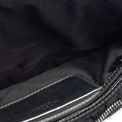 Pre Owned Moschino Silver Leather Pochette