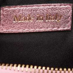 Pre Owned Moschino Pink Leather My Little Pony Pouch Clutch