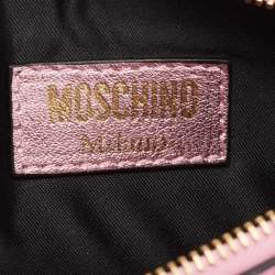 Pre Owned Moschino Pink Leather My Little Pony Pouch Clutch