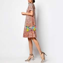 Moschino Multicolor Coated Canvas and Leather Smores Chain Clutch
