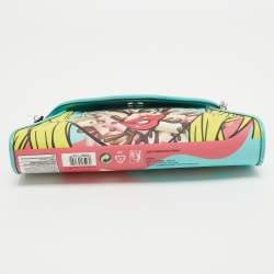 Moschino Multicolor Coated Canvas and Leather Smores Chain Clutch