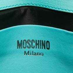 Moschino Multicolor Coated Canvas and Leather Smores Chain Clutch