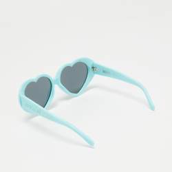 Moschino Blue/Black MOS128/S Heart Frame Sunglasses