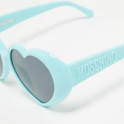 Moschino Blue/Black MOS128/S Heart Frame Sunglasses
