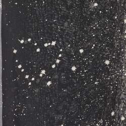 Pre Owned Moschino Black Printed Silk Chiffon Scarf