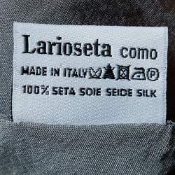 Pre Owned Moschino Grey & White Butterfly Printed Silk Scarf