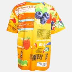 Pre Owned Moschino Multicolor Juice Box Cartoon Print Cotton T-Shirt L