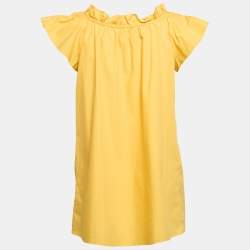 Moschino Yellow Cotton Tunic M