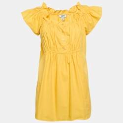 Moschino Yellow Cotton Tunic M