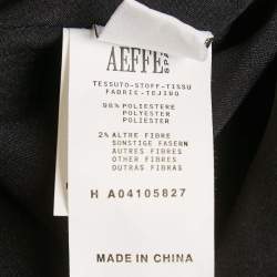 Pre Owned Moschino Cheap and Chic Black Corset Print Crepe Mini Shift Dress S