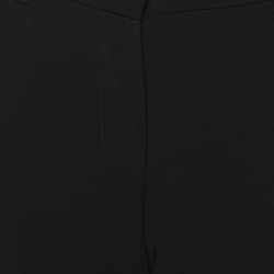 Pre Owned Moschino Black Crepe Trousers M