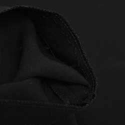 Pre Owned Moschino Black Crepe Trousers M