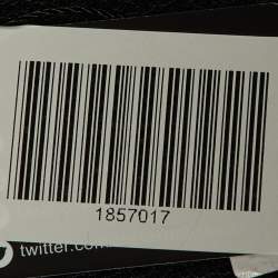 Pre Owned Moschino Black Crepe Pearl Detail Short Dress L