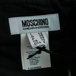 Moschino Cheap and Chic Textured Knit Multicolored Checkered Skirt M 