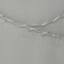 Pre Owned Moschino Couture Sage Green Textured Silk Long Sleeve Cropped Top M