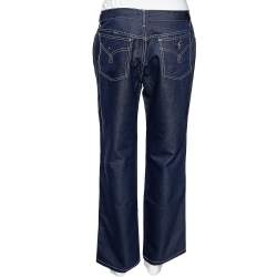 Pre Owned Moschino Jeans Denim Straight Leg Jeans L