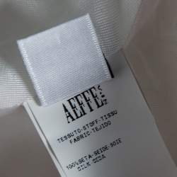 Pre Owned Moschino Couture Multicolored Printed Textured Silk Sleeveless Dress M