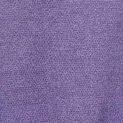 Pre Owned Moschino Purple Textured Wool & Silk Ruffled Mini Skirt M