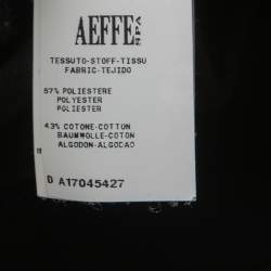 Pre Owned Moschino Black Logo Printed Jersey Knit Chain Detail Sweatshirt S