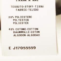 Pre Owned Moschino Multicolor Printed Jersey Oversized Hoodie S