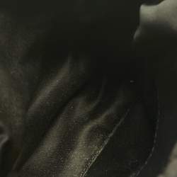 Pre Owned Moschino Black Quilted Nylon Mini Classic Logo Backpack