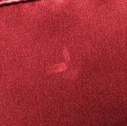Pre Owned Moschino Cinnamon Red Patent Vinyl Heart Charm Dome Satchel