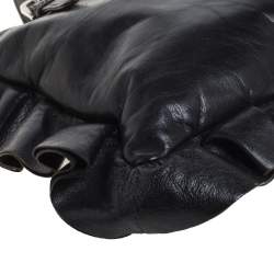 Pre Owned Moschino Black Leather Tote  