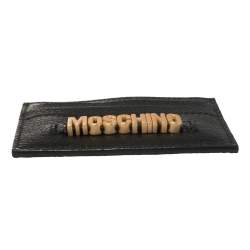 Moschino Black Leather Card Holder