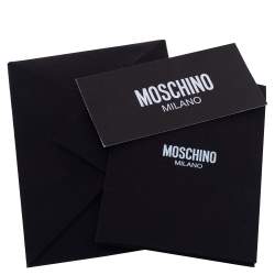 Pre Owned Moschino Gold Quilted Leather Mini Dollaro Top Handle Bag