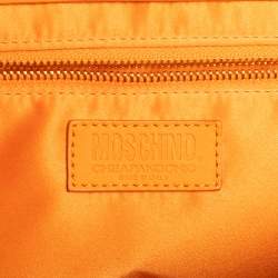 Pre Owned Moschino Multicolor Quilted Leather Flap Shoulder Bag