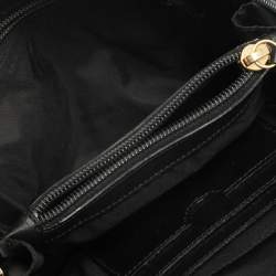 Pre Owned Moschino Black Nylon Cosmetic Pouch