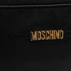 Pre Owned Moschino Black Nylon Cosmetic Pouch