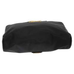 Pre Owned Moschino Black Nylon Cosmetic Pouch