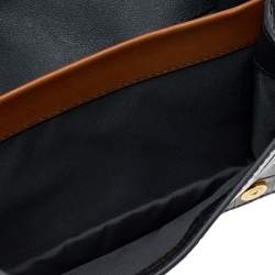 Pre Owned Moschino Multicolor Exotic Embossed Patchwork Leather Jeremy Scott Shoulder Bag