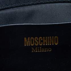 Pre Owned Moschino Multicolor Exotic Embossed Patchwork Leather Jeremy Scott Shoulder Bag