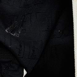 Pre Owned حقيبة كروس موسكينو جلد ونايلون أوف وايت