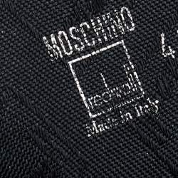 Pre Owned حقيبة كروس موسكينو جلد ونايلون أوف وايت