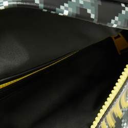 Pre Owned Moschino Black/Multicolor Leather Belt Bag