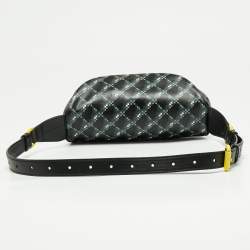 Pre Owned Moschino Black/Multicolor Leather Belt Bag