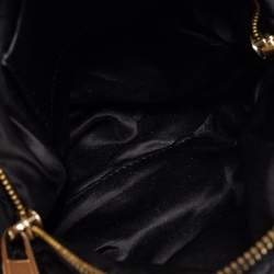 Pre Owned Moschino Black Quilted Nylon Mini Backpack