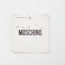Moschino Multicolor Stripe PVC Frame Chain Clutch