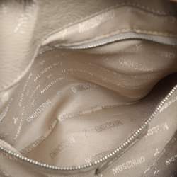 Pre Owned Movado Beige Canvas and Patent Leather Hobo