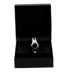 Pre Owned Movado Black Stainless Steel Amorosa 84 E4 1842 Women's Wristwatch 24 mm